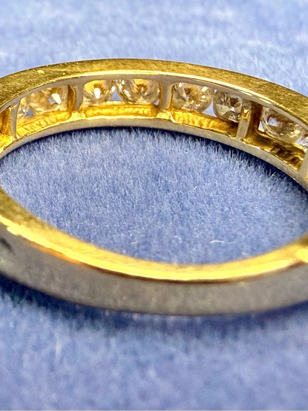 vtg 14k Diamond Eternity Band